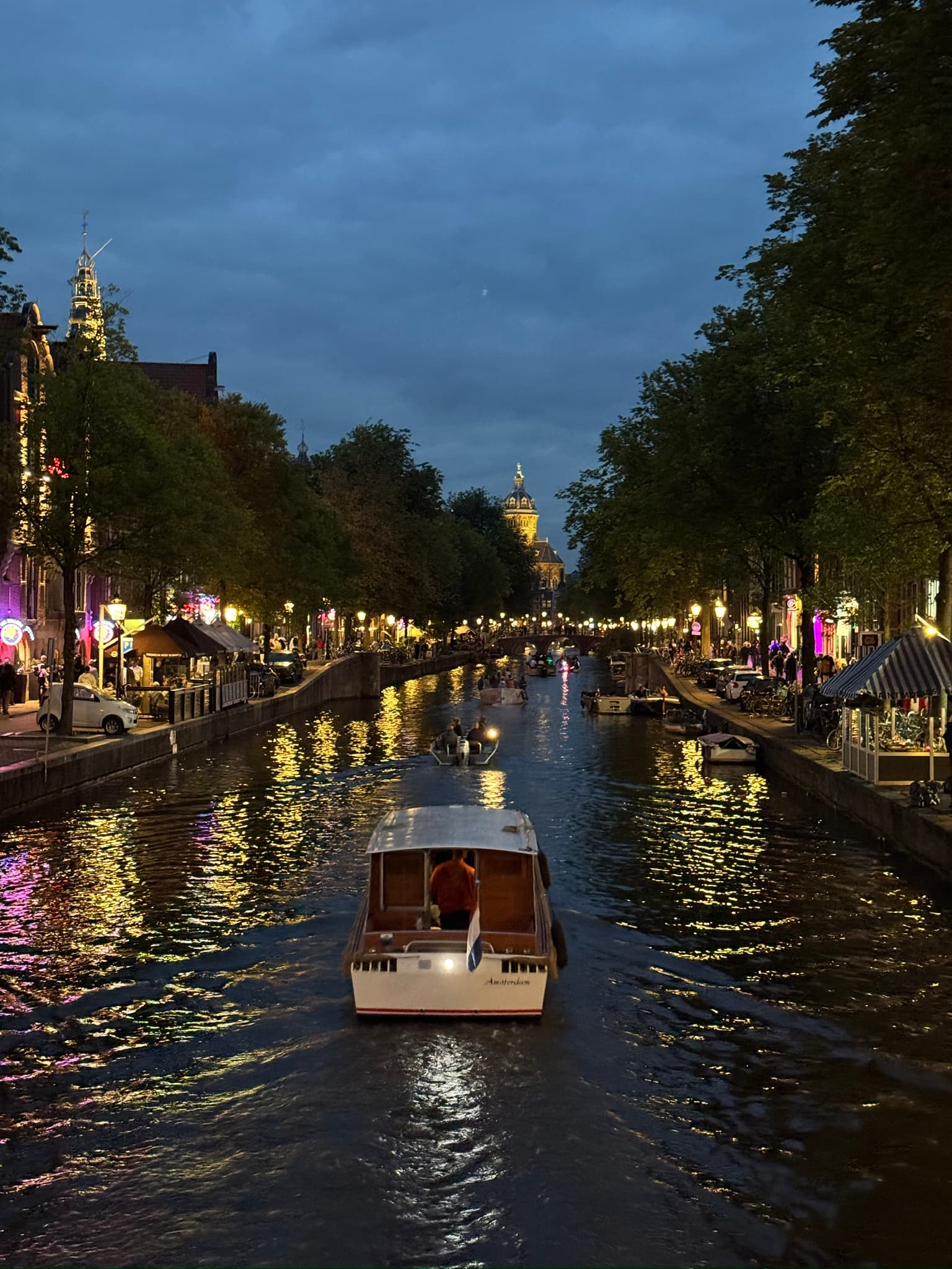 Canals at night