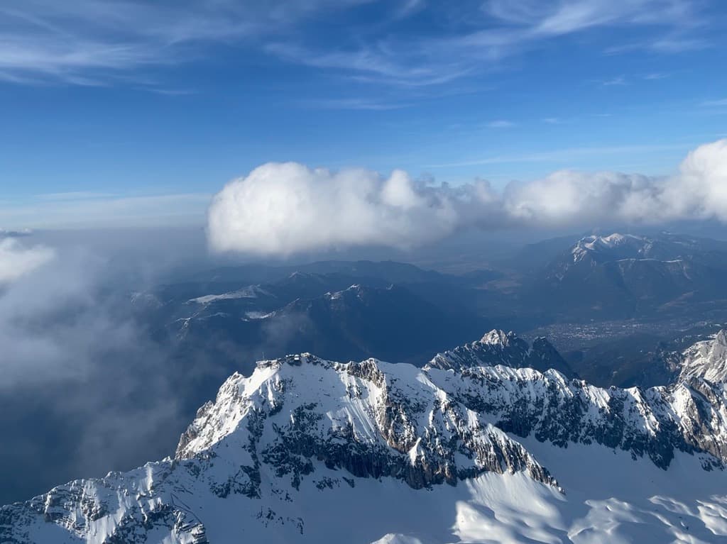 Zugspitze from above